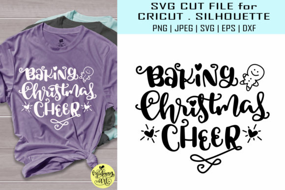 Baking Christmas Cheer T-Shirt Designs