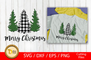 Christmas Bufflo and Green Trees for Crafts