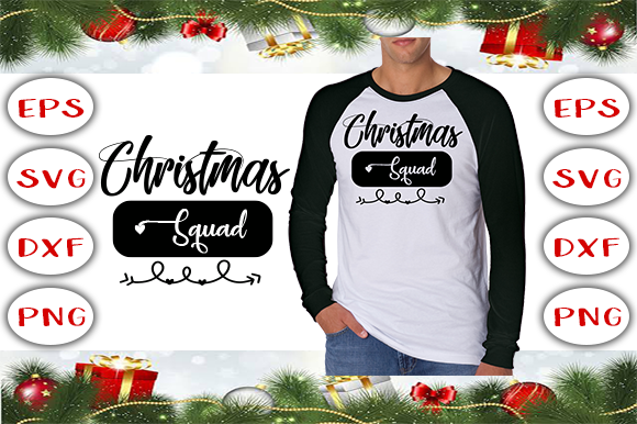 Christmas Squad T-Shirt Design