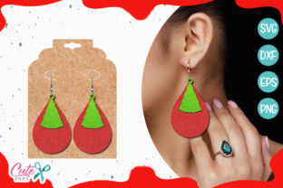 Christmas Tree Earring Template