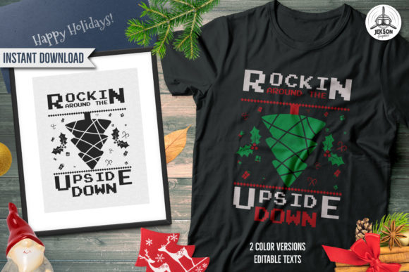 Christmas Tree T-Shirts Graphic Templates