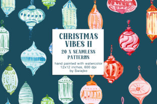 Christmas Vibes II, Seamless Patterns
