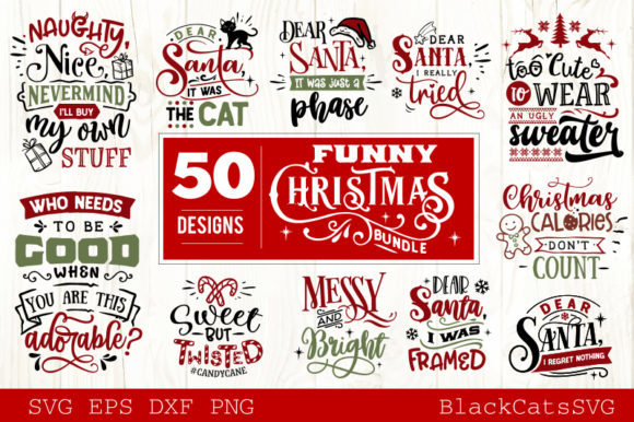 Fun Christmas Bundle 50 Designs