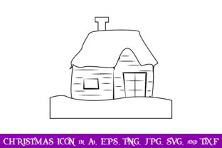 House Outline Christmas Icon