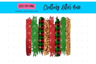 Individual Christmas Paint Brush Stroke