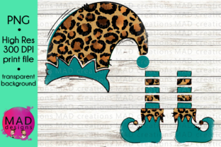 Leopard Print and Teal Christmas Elf Crafts