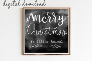Merry Christmas Ya Flithy Animal for Crafts