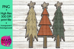 Rustic Christmas Trees for Crafts